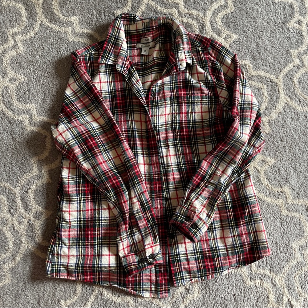 LL Bean flannel shirt
